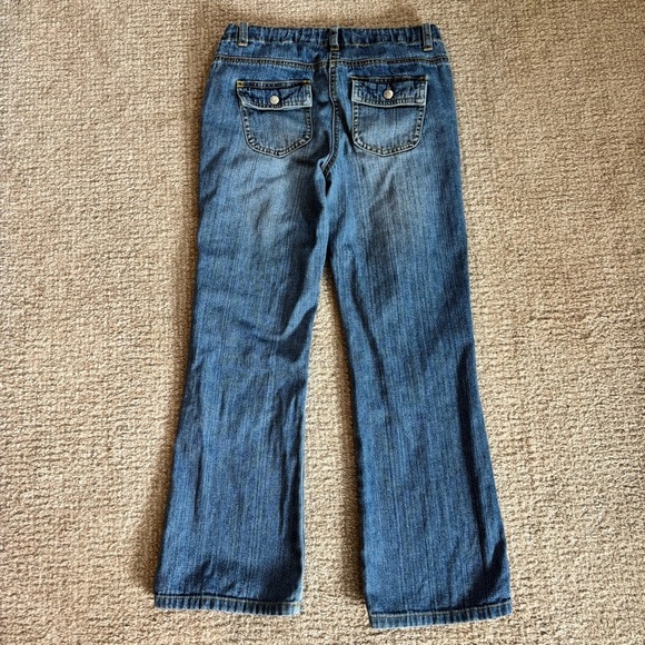 Hanna Andersson Embroidered Girls Jeans - size 140 - Picture 7 of 10